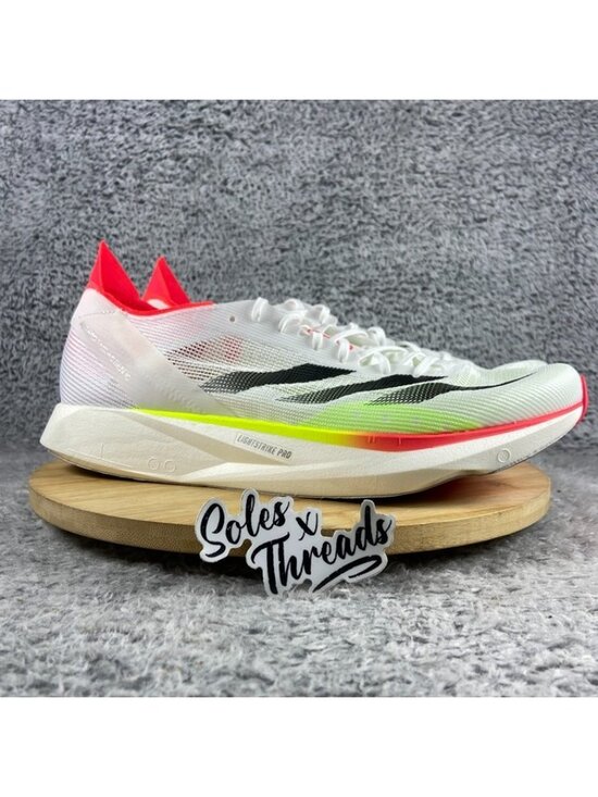 Adidas Adizero Takumi Sen 10 Running Size 11 Men White Black Lucid Red IH5712 main image 7